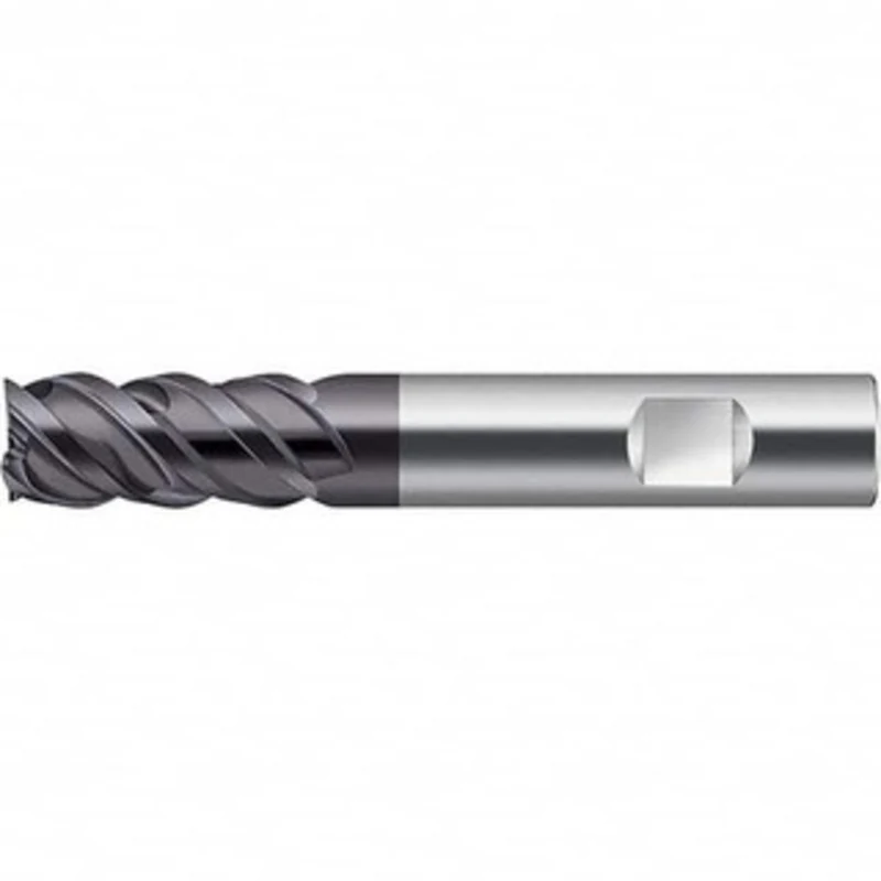 Walter Prototyp 1/2, 1 LOC, 1/2 Shank Diam, 4 OAL, 4 Flute, Solid Carbide Square End Mill Single End, TiAlN Finish, H...